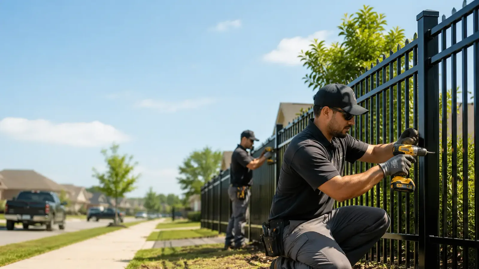 Metal Fence Installation in Lachine, MI